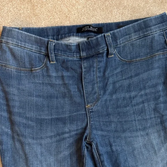 Judy Blue Distressed Skinny Jeans w elastic waistband - 13/31 - Picture 4 of 4